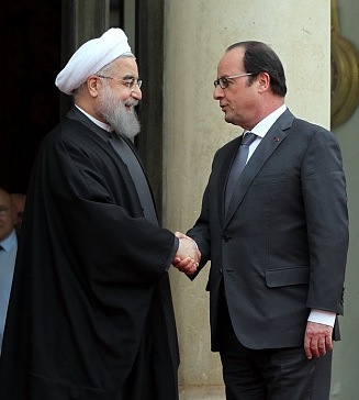 Rouhani and Hollande