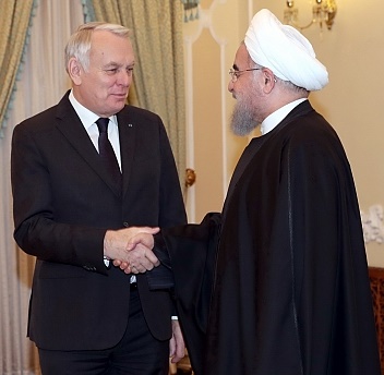 Ayrault and Rouhani