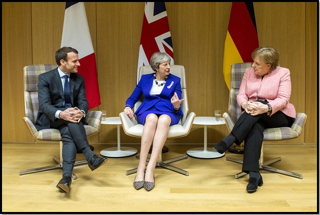 Macron, May and Merkel