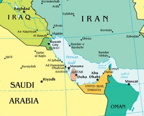 Gulf map