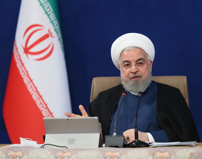 Rouhani addresses the cabinet