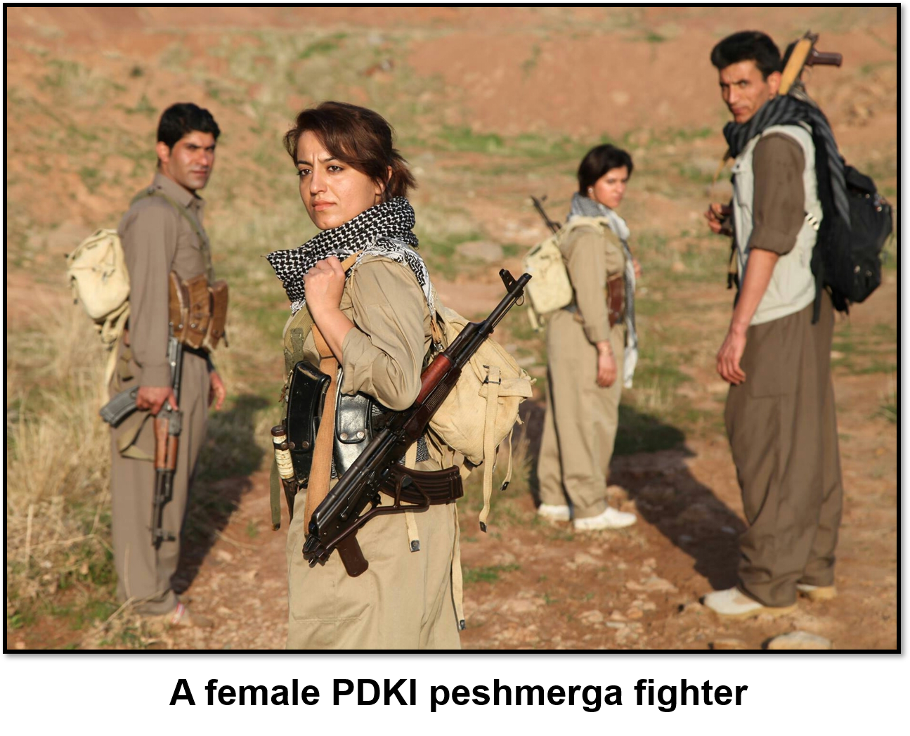 Female PDKI peshmerga