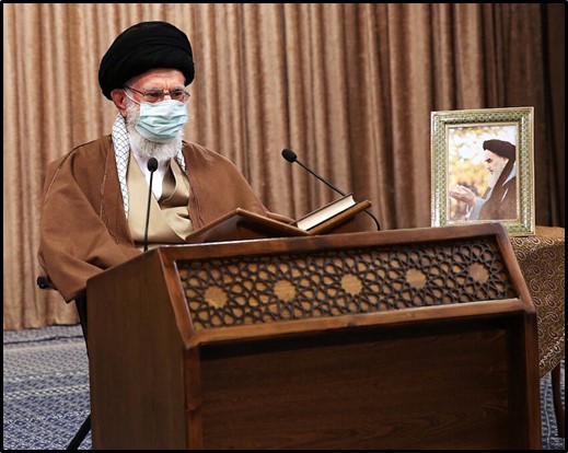 Khamenei spoke on the Vienna talks on April 14