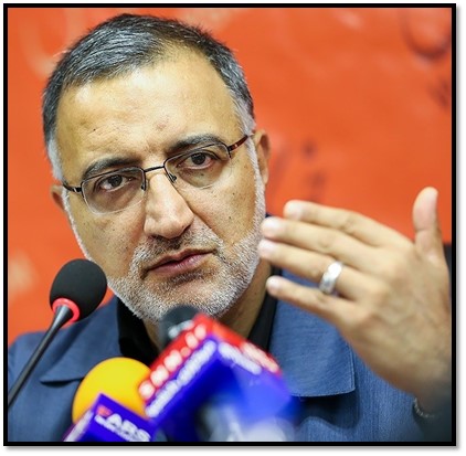 Alireza Zakani, one of the five hardliner candidates