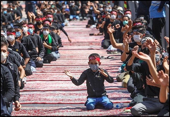 Ashura mourning ceremony in Mashhad on Aug 19