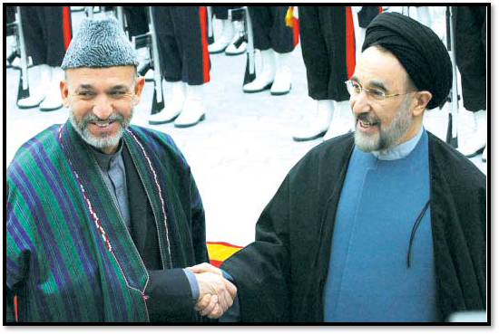Karzai and Khatami