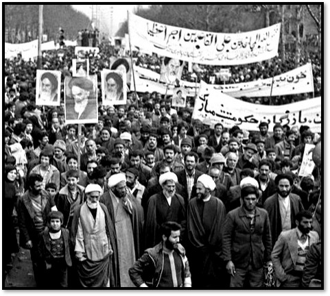 Clerics at a rally in 1979