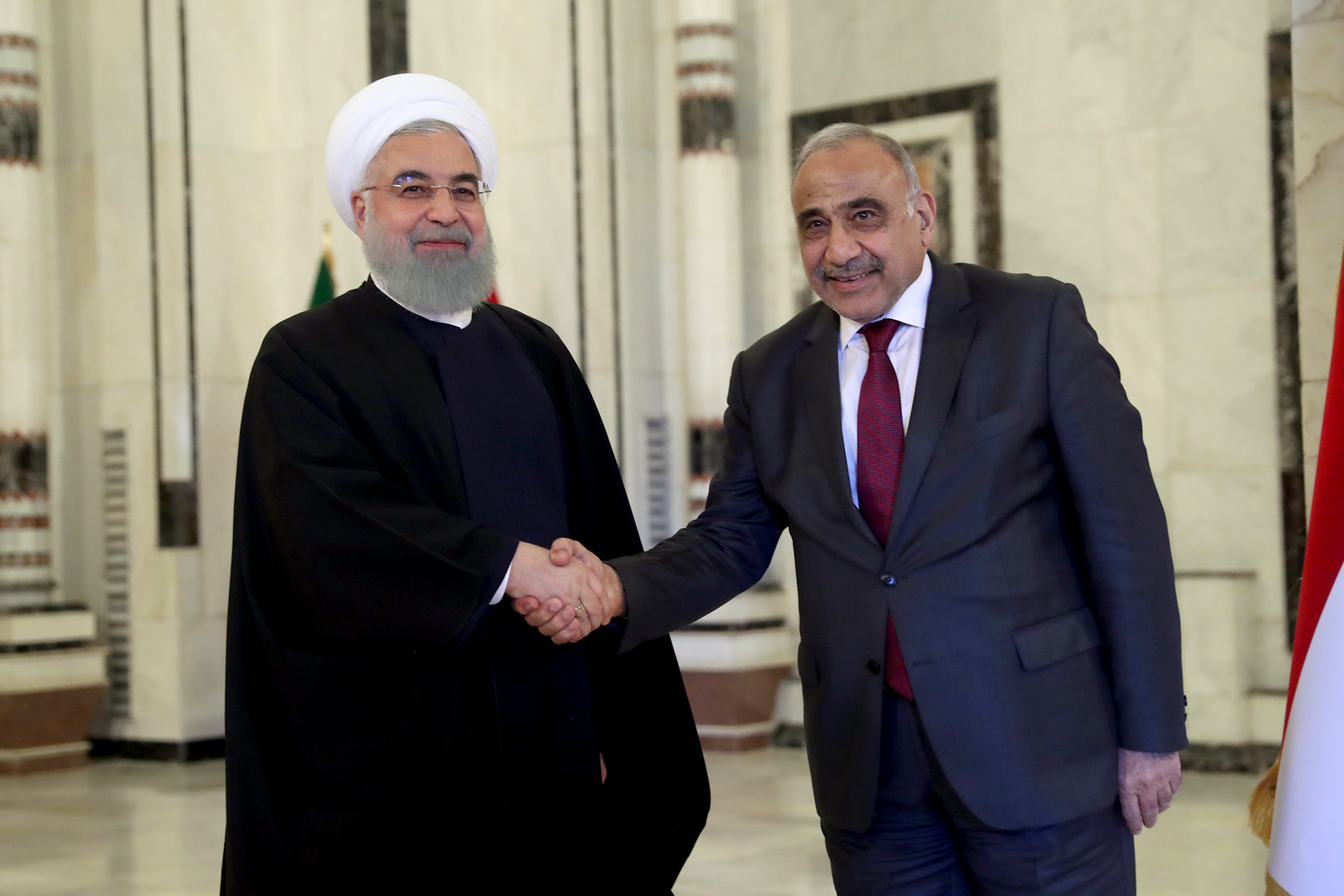 Rouhani and Adil Abdul-Mahdi