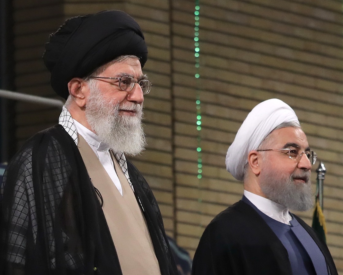 Khamenei and Rouhani