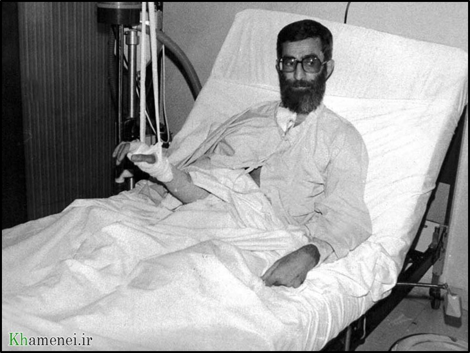 Khamenei after the 1981 attack