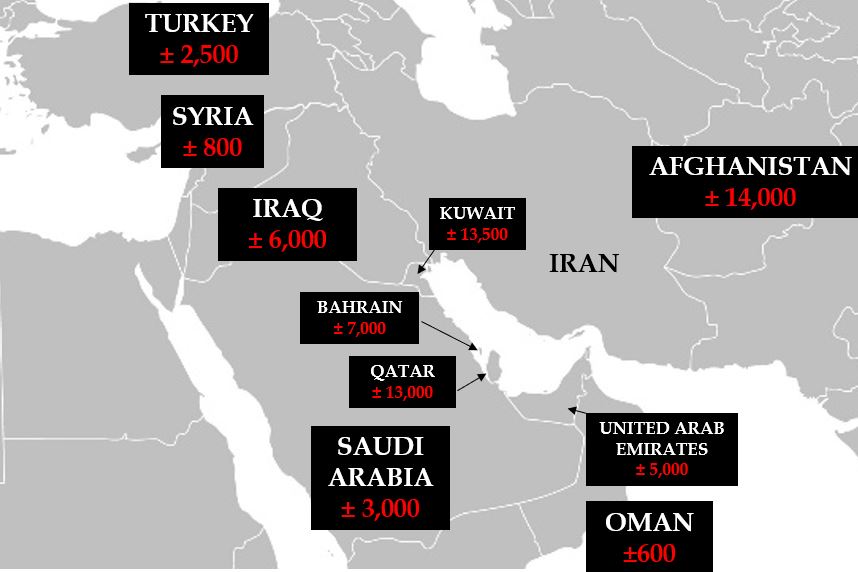 Deployment map