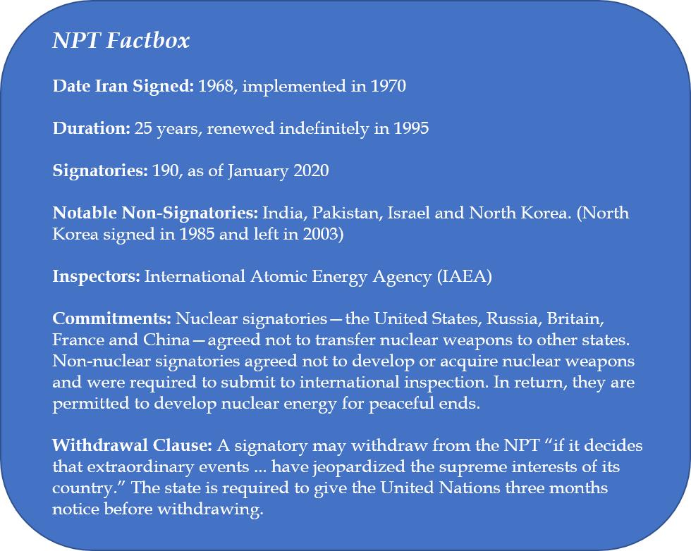 Iran and the NPT